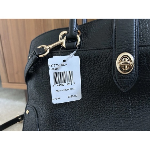 Coach Black Satchel Bag - Picture 3 of 10